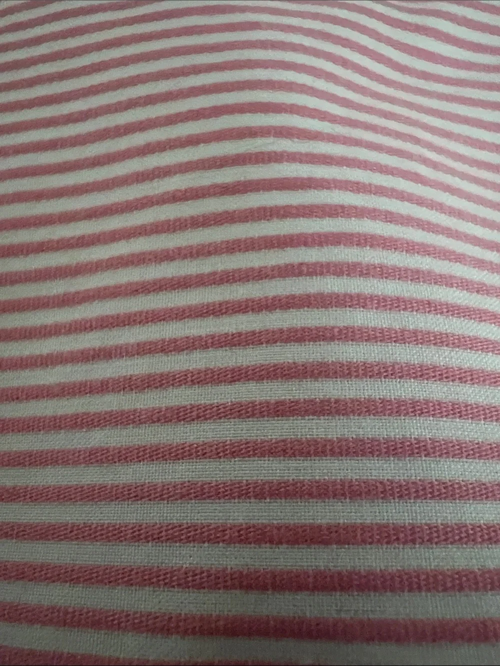 Kids Sleeveless Pink & White Striped Top with Embroidered Collar